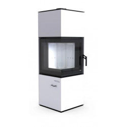 Сталева піч Defro Home QUADROOM Білий Сталева піч Defro Home QUADROOM Білий